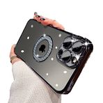 UnDePlus iPhone 14 Pro ile uyumlu Kılıf Prıltılı Çıkartılabilir Kamera Lens Korumalı Esta Kapak