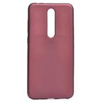 UnDePlus Nokia 5.1 Plus Kılıf Soft Mat Premier Case Mürdüm