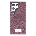 UnDePlus Samsung Galaxy S23 Ultra ile uyumlu Kılıf Simli Parlak Silikon Bright Kapak Derin Mor