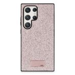 UnDePlus Samsung Galaxy S23 Ultra ile uyumlu Kılıf Simli Parlak Silikon Bright Kapak Pembe