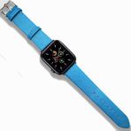 UnDePlus Samsung Galaxy Watch 3 41mm 42mm Gear S2 Kordon Deri Hermes Kordon 20mm Mavi