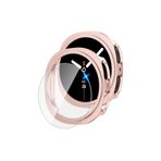 UnDePlus Samsung Galaxy Watch 8 44mm Sert PC Kasa ve Ekran Koruyucu 14 Rose Gold