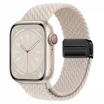 UnDePlus Samsung Galaxy Watch Gear S2 3 41mm 42mm Active 2 40mm 44mm Kordon Magnet Örgü Strap Starlight