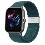 UnDePlus Samsung Galaxy Watch Gear S2 3 41mm 42mm Active 2 40mm 44mm Kordon Metal Klipsli Flexi Örgü Petrol Mavi