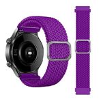 UnDePlus Samsung Galaxy Watch Gear S2 3 41mm 42mm Active 2 40mm 44mm Kordon Örgü Tokalı Kordon 41-Dragon Fruit
