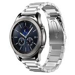 UnDePlus Samsung Galaxy Watch Gear S2 / 3 41mm Kordon Klipsli Metal Kordon 04 Gümüş