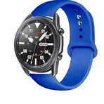UnDePlus Samsung Galaxy Watch Gear S2 Kordon Silikon Spor Kordon 21-Royal Blue