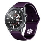 UnDePlus Samsung Galaxy Watch Gear S2 Kordon Silikon Spor Kordon Koyu Mor