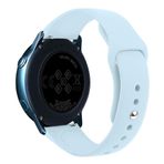 UnDePlus Samsung Galaxy Watch Gear S2 Kordon Silikon Spor Kordon Mavi Açık