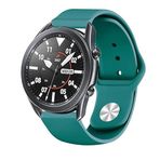 UnDePlus Samsung Galaxy Watch Gear S2 Kordon Silikon Spor Kordon Petrol Mavi