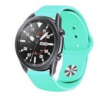 UnDePlus Samsung Galaxy Watch Gear S2 Kordon Silikon Spor Kordon Turkuaz