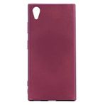 UnDePlus Sony Xperia XA1 Plus Kılıf Soft Mat Premier Case Mürdüm