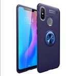 UnDePlus Xiaomi Mi 6X Kılıf Yüzüklü Magnetli Ravel Case Mavi