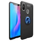 UnDePlus Xiaomi Mi 6X Kılıf Yüzüklü Magnetli Ravel Case Siyah-Mavi
