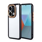 UnDePlus Xiaomi Poco M6 Pro 4G Kılıf Renkli Dizayn Kamera Çerçeve Korumalı Vitamin Kapak Siyah
