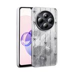 UnDePlus Xiaomi Redmi 14C 4G ile uyumlu Kılıf Leopar Kurdele Ekose Desenli Mep Kapak Küçük Fiyonk
