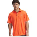 Under Armour 1290140 Tech Polo Turuncu Erkek T-Shirt - 3B2-Turuncu - XS