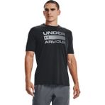 Under Armour 1329582-UA TEAM ISSUE WORDMARK SS Siyah Bol Kesim Erkek T-Shirt