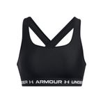 Under Armour 1361034-006 Crossback Mid Bra Siyah Kadın Sporcu Sütyeni