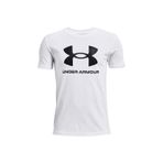 Under Armour 1363282 UA Sportstyle Logo SS Beyaz Çocuk T-shirt