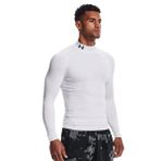 Under Armour 1366072-100 CG Armour Comp Mock Beyaz Antrenman Erkek T-Shirt