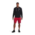 Under Armour 1370409 UA Rival Terry LC FZ Siyah Erkek Kapüşonlu Zip Ceket