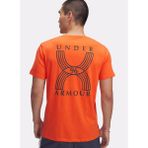 Under Armour 1389823-847 Ua Run 96 Shortsleeve Kırmızı Yuvarlak Yaka Fitted Baskılı Erkek T-Shirt