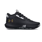 Under Armour 3025616 Ua Lockdown 6 Black White Siyah - Beyaz Erkek Basketbol Ayakkabısı