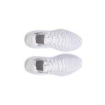 Under Armour 3028076 Ua Dynamic 2 Günlük Beyaz Erkek Spor Ayakkabı, 100 White/Distant Gray/Halo Gray, 44,5