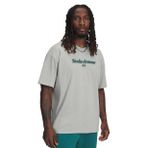 Under Armour 6009266-069 UA M HWT WM SS Gri Bisiklet Yaka Erkek T-Shirt