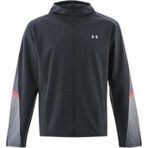 Under Armour A6005900-001 Ua Velociti Storm Hooded Jkt Erkek Yağmurluk-R&amp;uuml;zgarlık Siyah