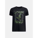 Under Armour Baskılı Siyah Kız Çocuk T-Shirt 1389974-001-UA B Tech Game Day Ss - 8 - 10 Yaş