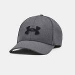 Under Armour Blitzing Şapka Gri Renkli Nefes Alan Polyester Kumaş Erkek Kullanımı İçin Tasarlandı