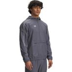 Under Armour Challenger Warmup Erkek Gri Kapüşonlu Ceket - S