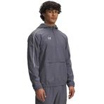 Under Armour Challenger Warmup Erkek Gri Kapüşonlu Ceket