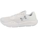 Under Armour Charged Pursuit 3 Beyaz Metalik Gümüş 101 Erkek Spor Ayakkabı