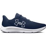 Under Armour Charged Pursuit 3 Big Logo Erkek Koşu Ayakkabısı , (400) Akademi/Akademi/Beyaz, 44 EU