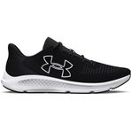 Under Armour Charged Pursuit 3 Big Logo Erkek Koşu Ayakkabısı , Siyah Siyah Beyaz, 44.5 EU
