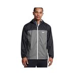 Under Armour CLOUDSTRIKE COLORBLOCK JKT Erkek Yağmurluk Black/Castlerock/White LG