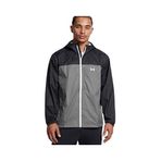 Under Armour CLOUDSTRIKE COLORBLOCK JKT Erkek Yağmurluk Black/Castlerock/White MD