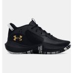 Under Armour Çocuk UA Lockdown 6 Basketbol Ayakkabısı Siyah - Siyah Dayanıklı Dış Materyal 3025618-003