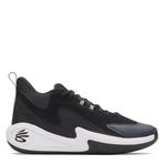Under Armour CURRY 3Z 25 SDE Unisex Yetişkin Basketbol Ayakkabısı Black/Anthracite/Black 45