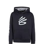 Under Armour Curry Boys Splash Hoodie Erkek Çocuk Sweatshirt, Black / / Mod Gray, S