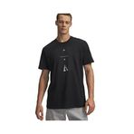 Under Armour Curry Greatest Shooter Tee Erkek Basketbol Tişört 6009781-001 Siyah
