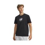 Under Armour Curry Let Him Cook Tee Erkek Basketbol Tişört 6009784-001 Siyah