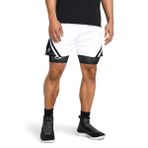 Under Armour Curry Mesh Short 4 Erkek Şort White/Black/White SM