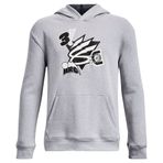 Under Armour Düz Erkek Çocuk Siyah Sweatshirt 1374304-011 Curry Boys Big Splash H, 7-10 Yaş