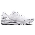 Under Armour Erkek 3026121-100 Koşu Ayakkabısı, (100) Beyaz/Beyaz/Metalik Gümüş, 43 EU