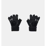 Under Armour Erkek Ağırlık Kaldırma Eldiveni Siyah Deri Avuç İçi ile 1369830-001 - Siyah-001