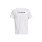 Under Armour Erkek Antenman Tişört UA HW LOGO OVERLAY EMB SS White - Black MD